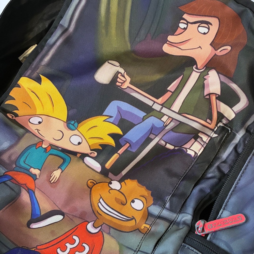 RARE Sprayground x Nickelodeon Hey Arnold Backpack School Streetwear Graphic Bag - Picture 11 of 17